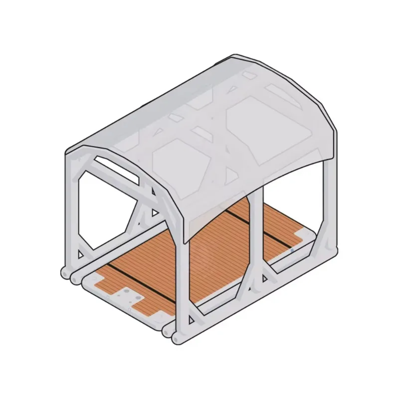 Multifunctional design marine floating platform cool point inflatable sun visor