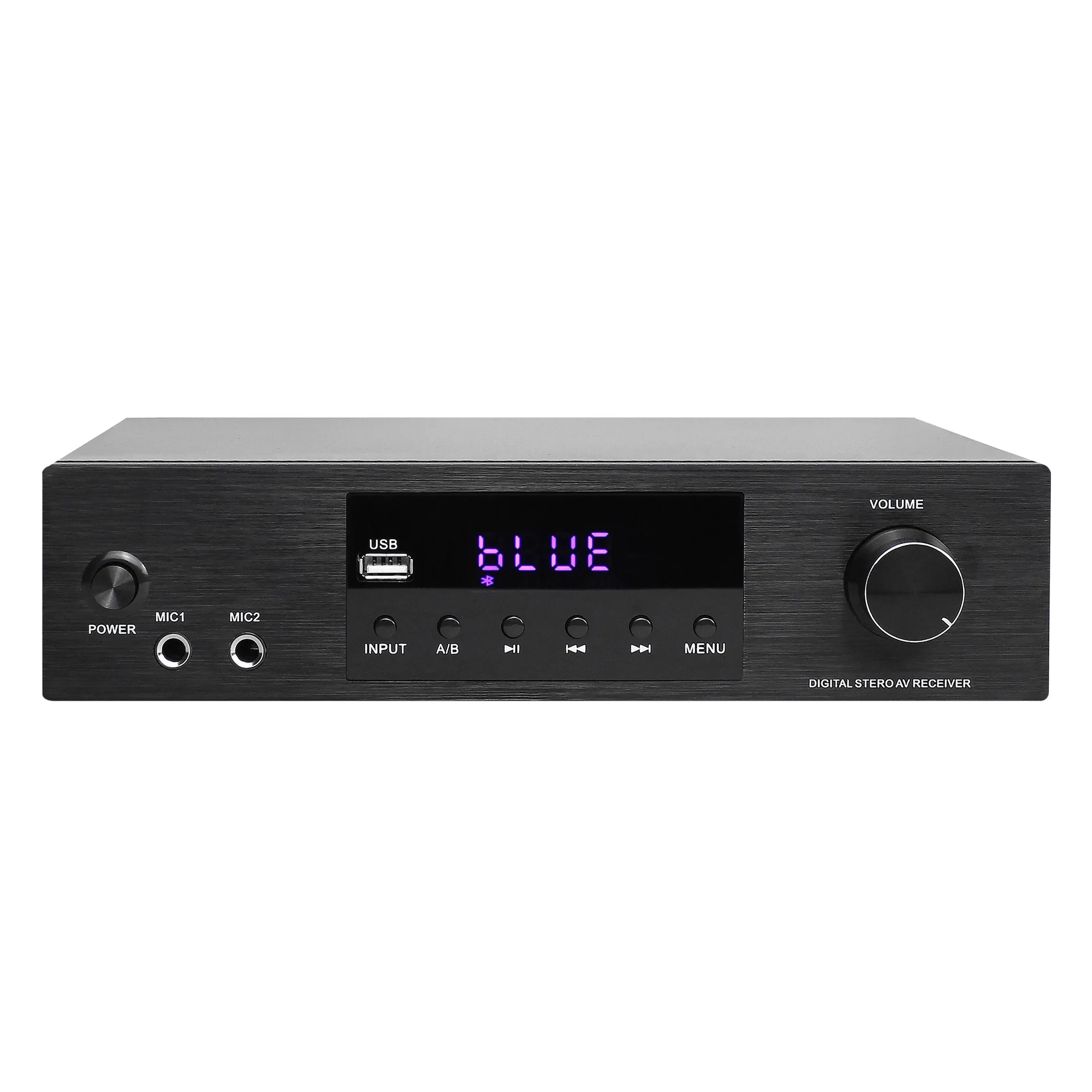 Zone Power Amplifier High Power Commercial Conference Room Power Amplifier  Channel Blue Multi-Functional Commercial Equipment