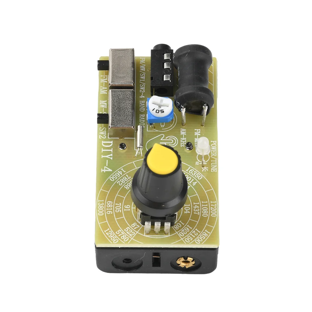FM/MW/SW Multi Band Headphone Radio Module Medium Wave Short Wave FM Radio Module DIY Radio Kit with Headphone Jack