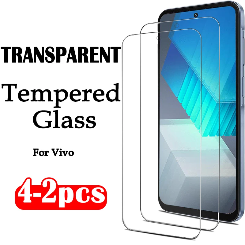 

2-4 Pcs Ultra-high Transparency Tempered Glass Film For Vivo iQOO 12 11 10 9 9T 8 7 Clear Screen Protector for iQOO Neo 9 6 5 SE