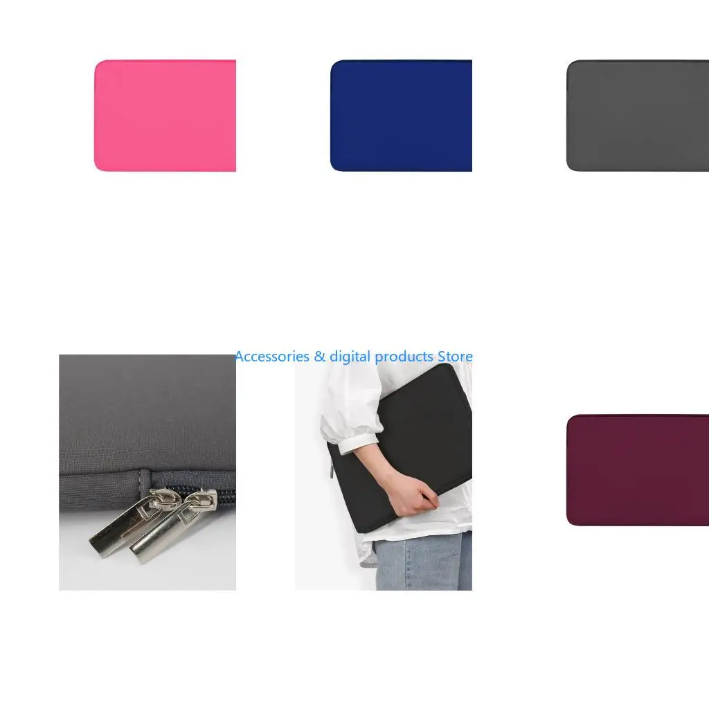 77JD Tablets Sleeve Case Bag Shockproof Tablets Case for Notebook Ultrabook Bezels