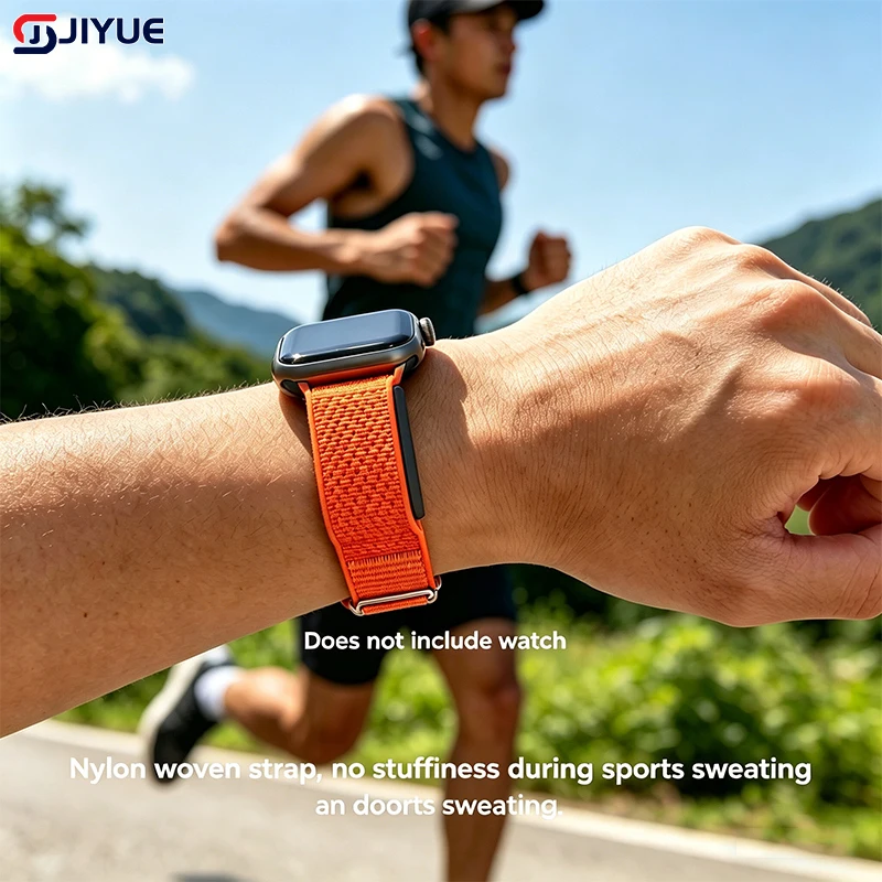 Pulseira de nylon para amazfit heliostrap, pulseira de nylon original, pulseira esportiva ajustável para amazfit helio, pulseira de relógio 2026