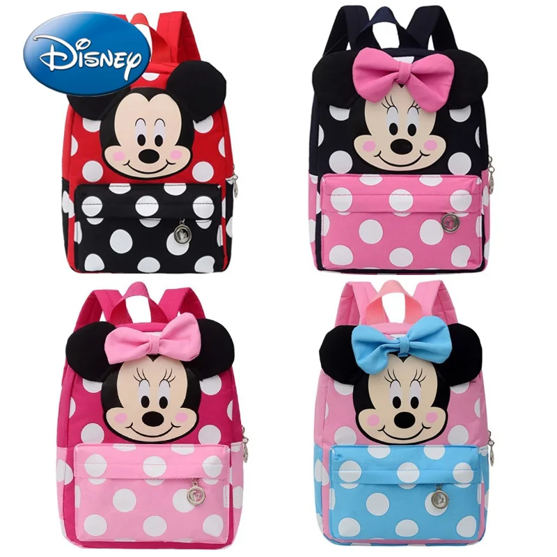 

Модный детский рюкзак с героями мультфильмов, новинка Disney, Микки и Минни, модная детская дорожная сумка, рюкзак для детского сада