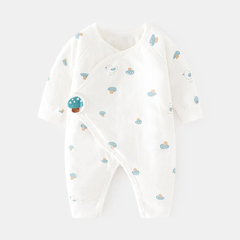 Neugeborenen-Steppoverall, dünner Baumwoll-Strampler ohne Knochen, Herbst- und Winter-Baumwoll-Neugeborenen-Strampler, Babykleidung