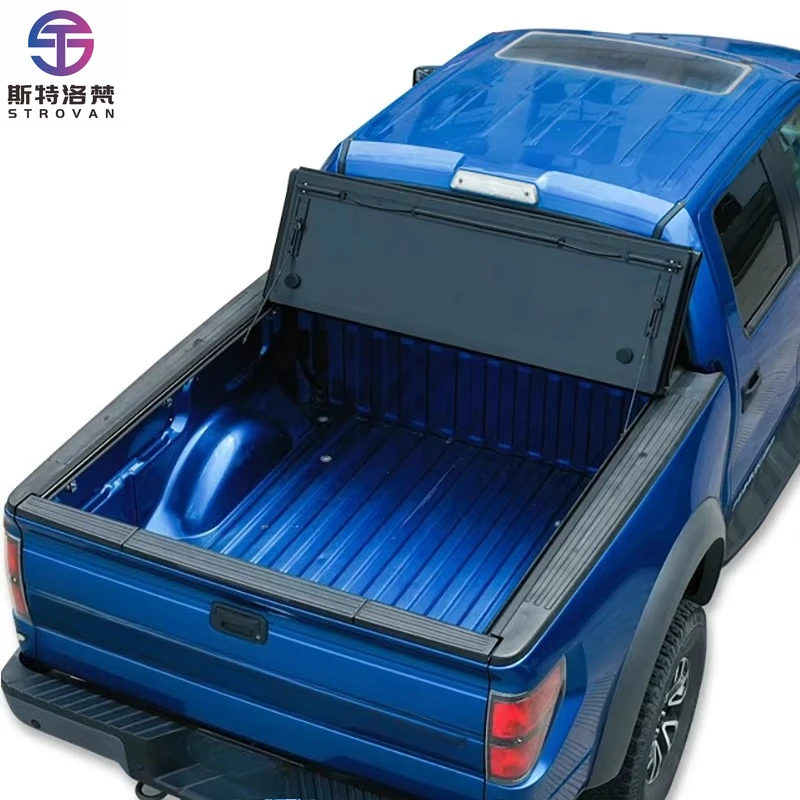 

STLF Aluminum Alloy Hard Low Profile Pcikup Truck Bed Tonneau Cover for Hilux Vigo Revo F150 5.5ft Ranger off Road 4