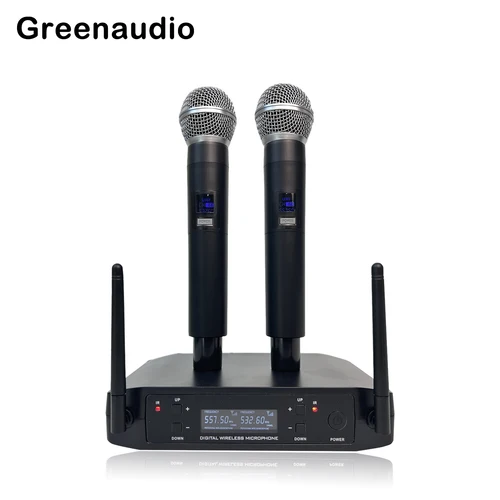 GAW-GLXD4-micrófono inalámbrico profesional para GLXD4, dispositivo dinámico de mano, Vocal, 1 a 2