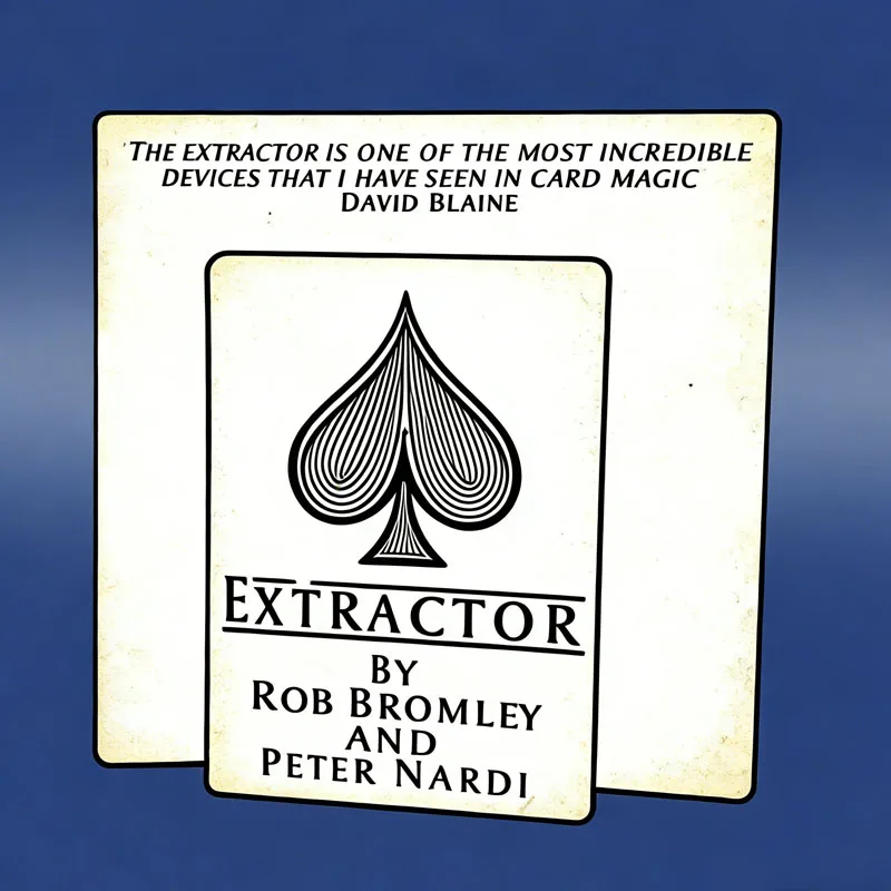 Extractor Magic Trick Card to Pocket Close up Illusions DVD Included Magician Props Mentalism Gimmick for Close-Up Magic