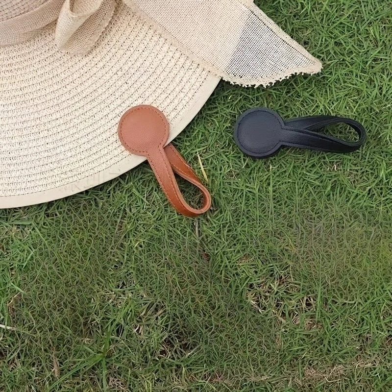 مشبك قبعة من الجلد الصناعي - شماعة حقيبة محمولة مثبتة على الحائط للقبعات، فقدان مغناطيسي آمن، متينة، تصميم أنيق لحقائب اليد #6