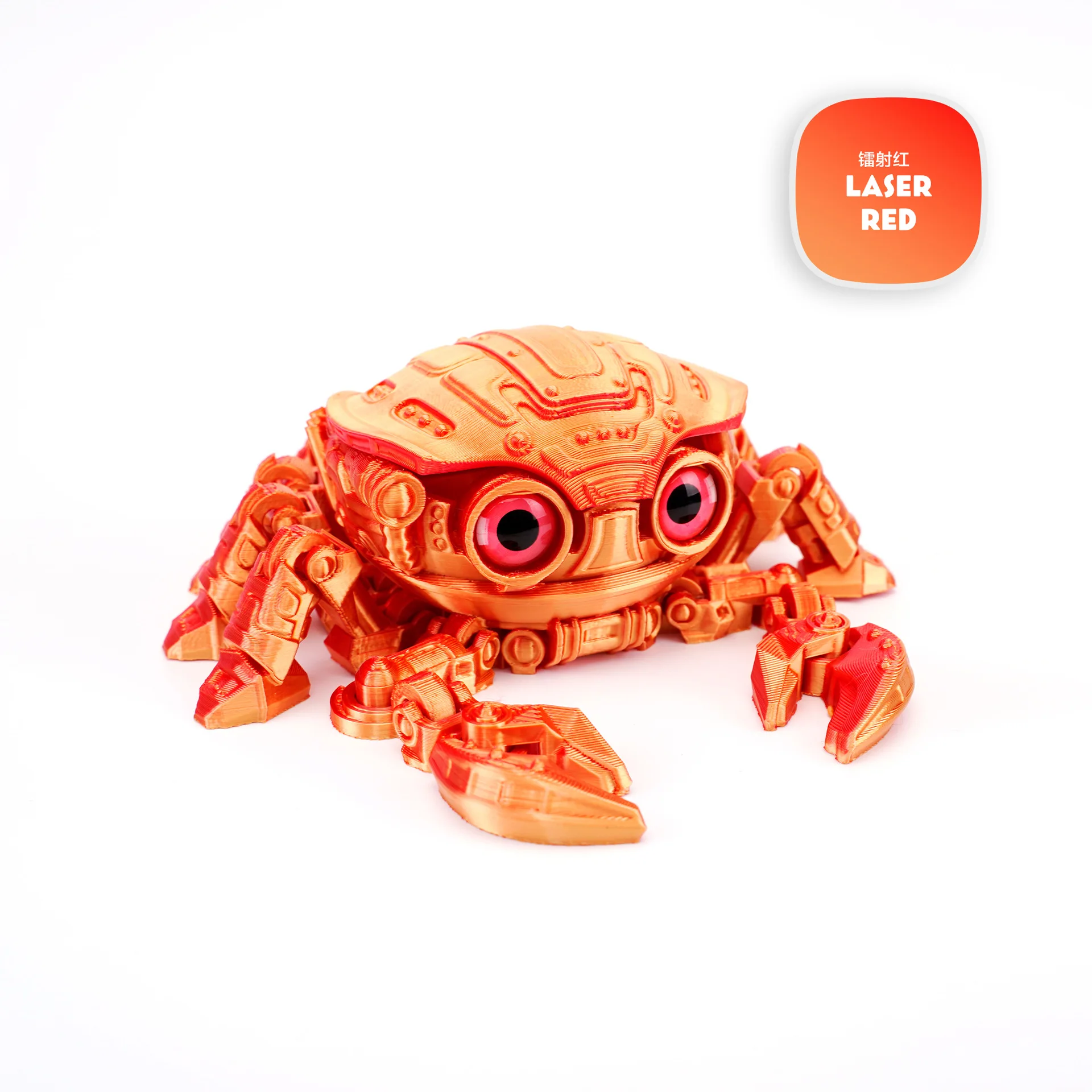 3D printing cyberpunk mechanical crab cross-border popular toy joint movable figure decompression toy ornament