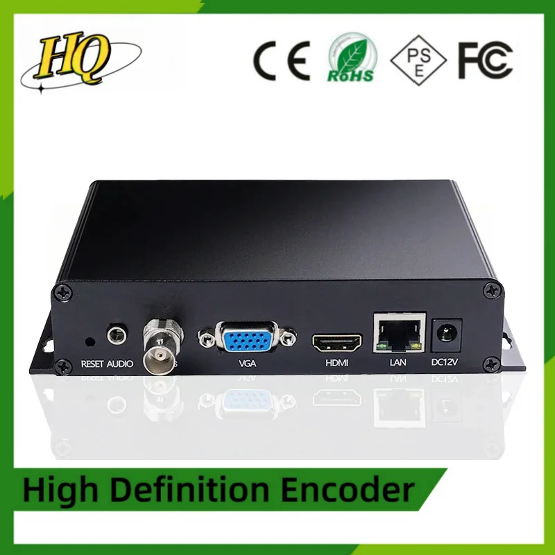 Ultra Low Latency Audio Video Decoder, 4K IP to HD IP to Vga, Cvbs H265 H264