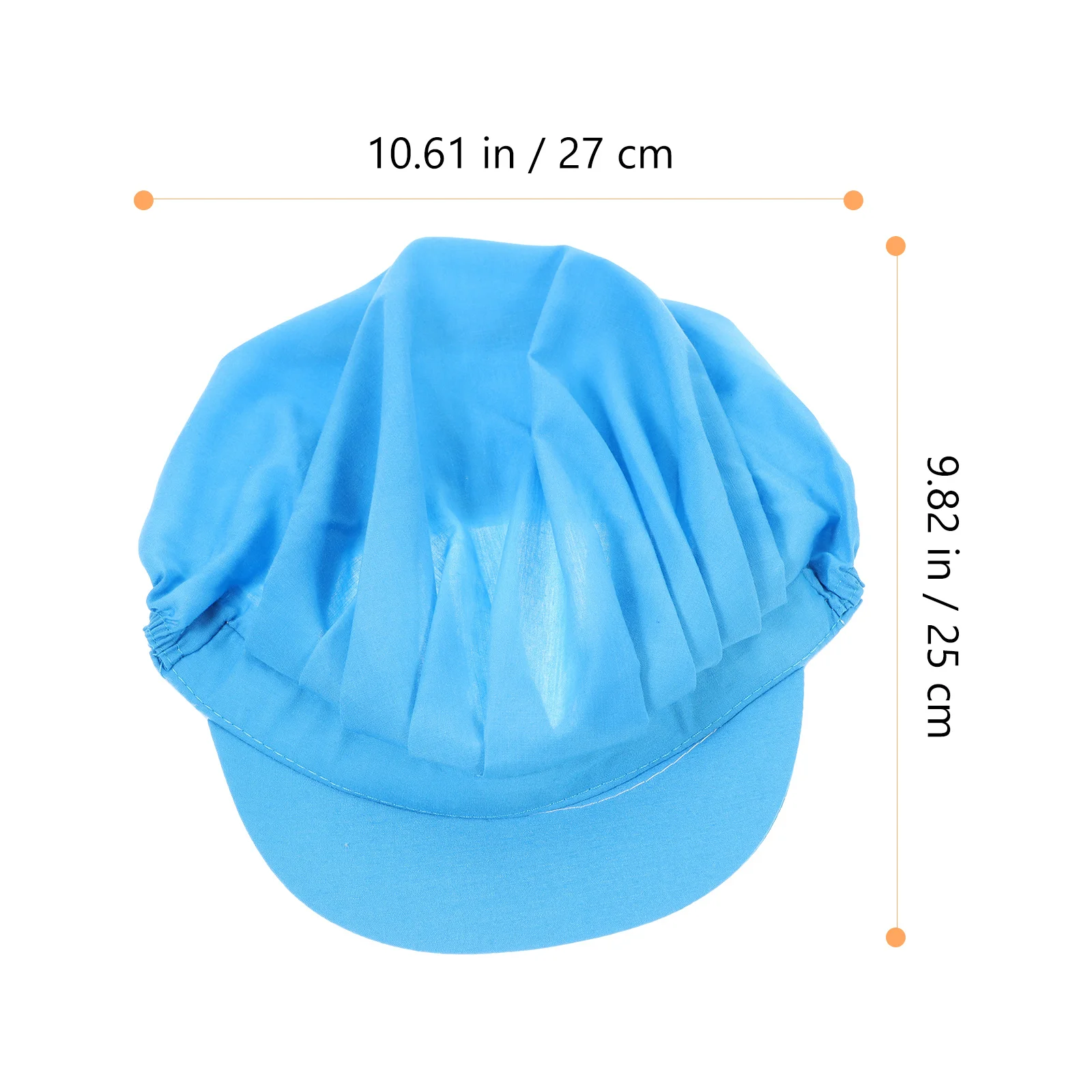 Chapeau de Chef unisexe, 1 pièce, chapeau de travail respirant pour la cuisine, Restaurant, Service alimentaire, filet à cheveux réutilisable, casquettes de travail pour hommes et femmes, cuisine