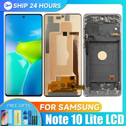 Note 10 Lite For Samsung 6.7''For AMOLED Note10 Lite N770F N770F/DS LCD Display Touch Screen Digitizer Assembly Replacement