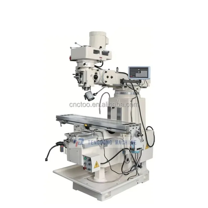 High Performance 4H Ram Turret Milling Machine New Export Vertical Manual Milling Equipment