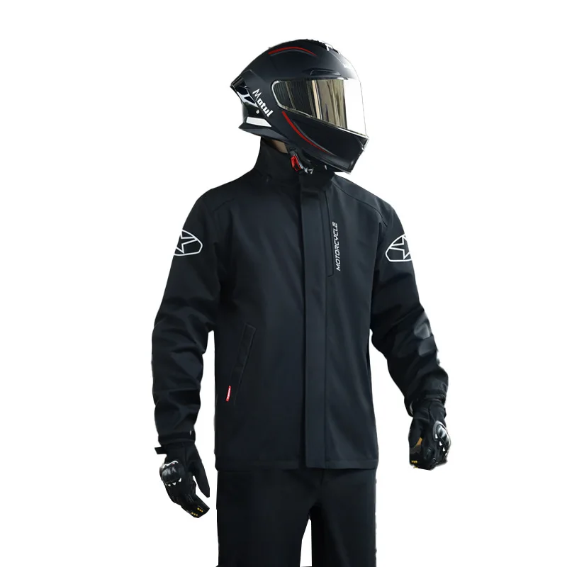 

Raincoat and rain pants suit for Adultmotorcycle riding split takeaway rider dedicated wind and rainstorm prevention