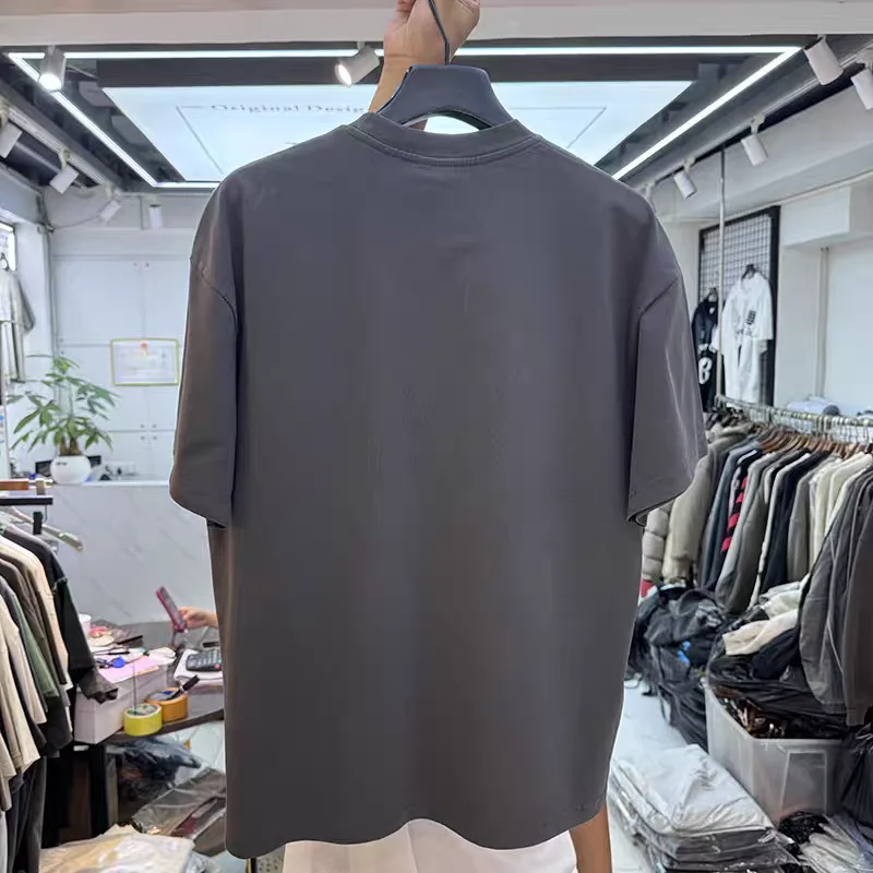 الرجعية صورة إلكتروني الطباعة غسلها جولة الرقبة تي شيرت الرجال النساء عالية الجودة المحملة قمم تي شيرت