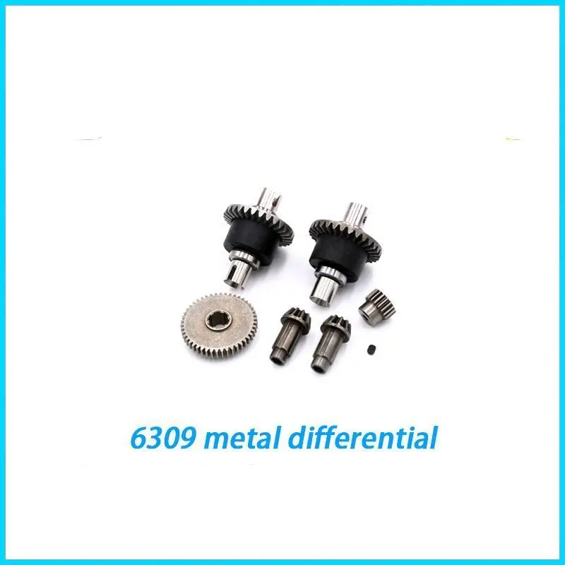 SCY 16101 1/16 RC Car Original Spare Parts 6309 front and rear metal differential + engine gear +drive gear Suitable forSCY16101