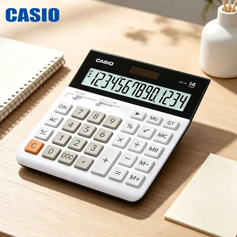 Casio DH-14/MH-12/DH-12/DX-120B/MX-12B High-end durable business calculator - Sales order amount calculation - Stable operation