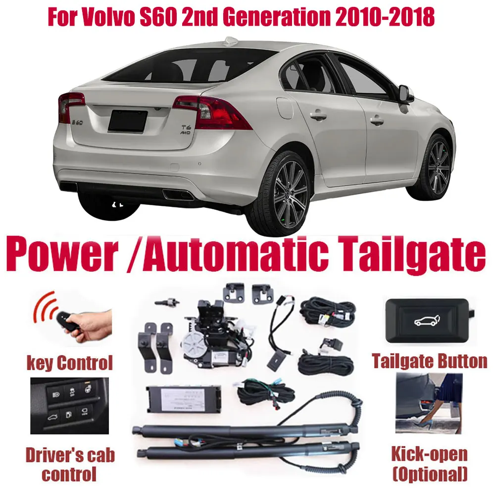 

Для Volvo S60 2-го поколения 2010-2018: Комплект автоматического подъема багажника, интеллектуальный электрический привод двери багажника