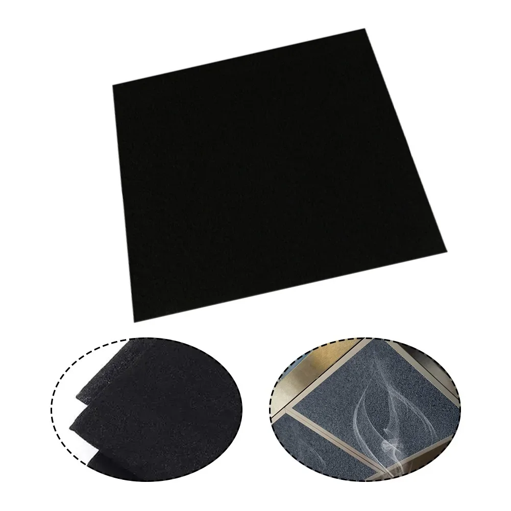 Filtro de aire para campana extractora de cocina doméstica, adsorción eficiente de sabor no deseado, hecho de carbón activado y algodón, 230x250x5mm