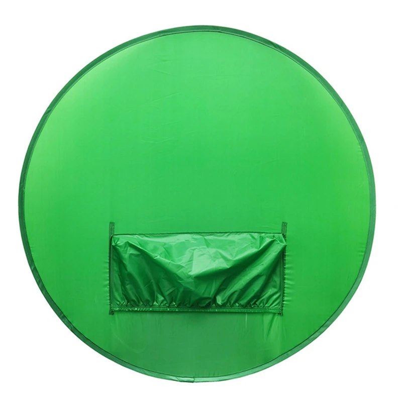 Photography Background Green Screen Backdrops Portable Solid Green Color Backdrop Cloth For Photography Studio 142Cm