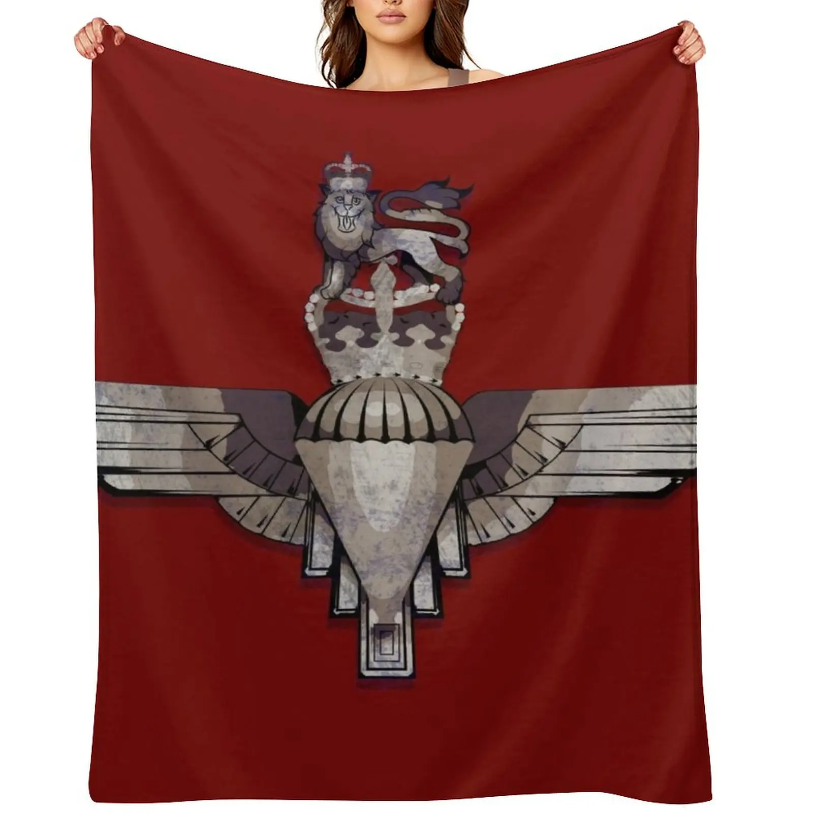 

Parachute Regiment Throw Blanket Blankets Sofas Of Decoration Thermal Travel Beautifuls Blankets