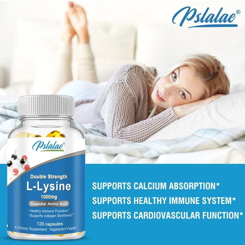 L-Lysine (L-Lysine Monohydrochloride) 1000 mg, Double Strength Amino Acid