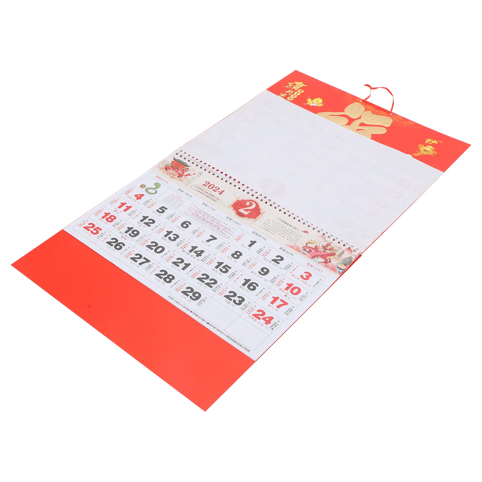 

Подвесной ежемесячный календарь в китайском стиле с полными данными о лунном календаре, с четкой печатью, традиционный настенный календарь для офиса и повседневного использования.