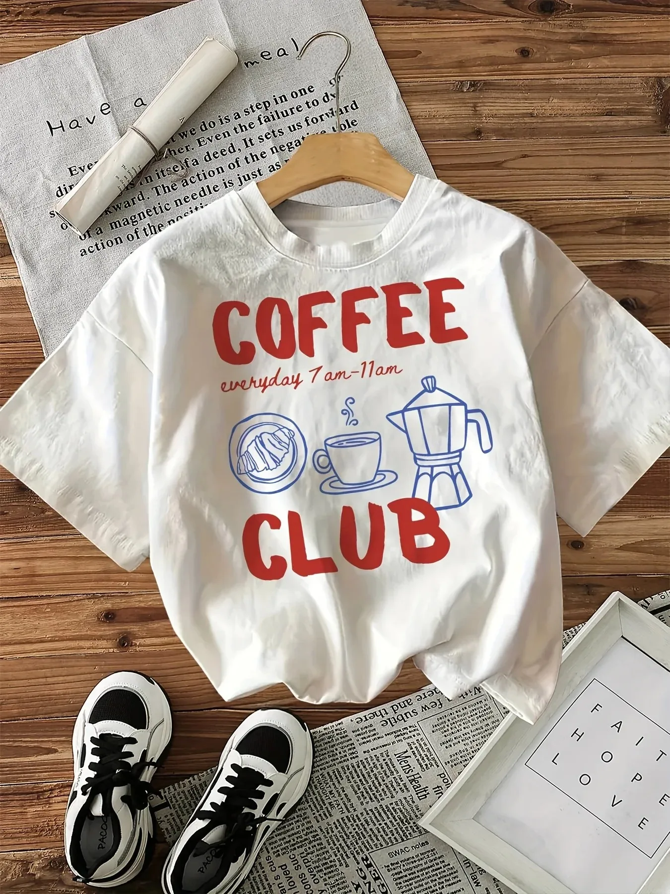 

Graphic Printed T-Shirt Short Sleeves Crew Neck Casual Tops for Summer Spring Boys and Girls Women's Clothing Great Female Tees
