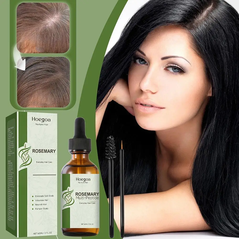 Huile essentielle de romarin, produit pour cheveux bio, collecte du cuir chevelu, nourrit les cheveux brillants, sain