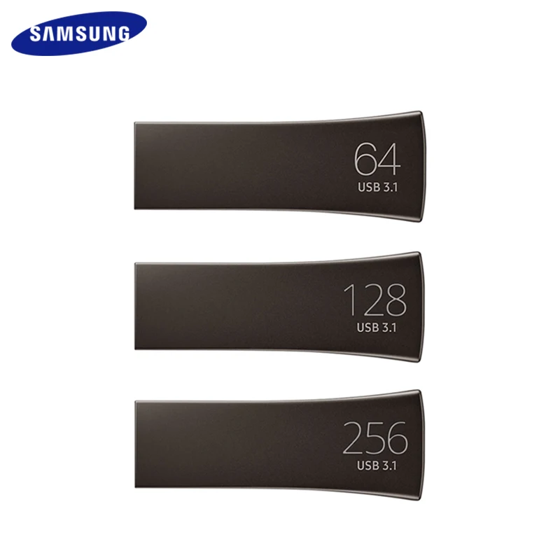 Original SAMSUNG BAR Plus USB 3.1 Flash Drive 512gb 256gb 128gb 64gb Metal Pen Drive Up to 400Mb/s High Speed Memory U disk