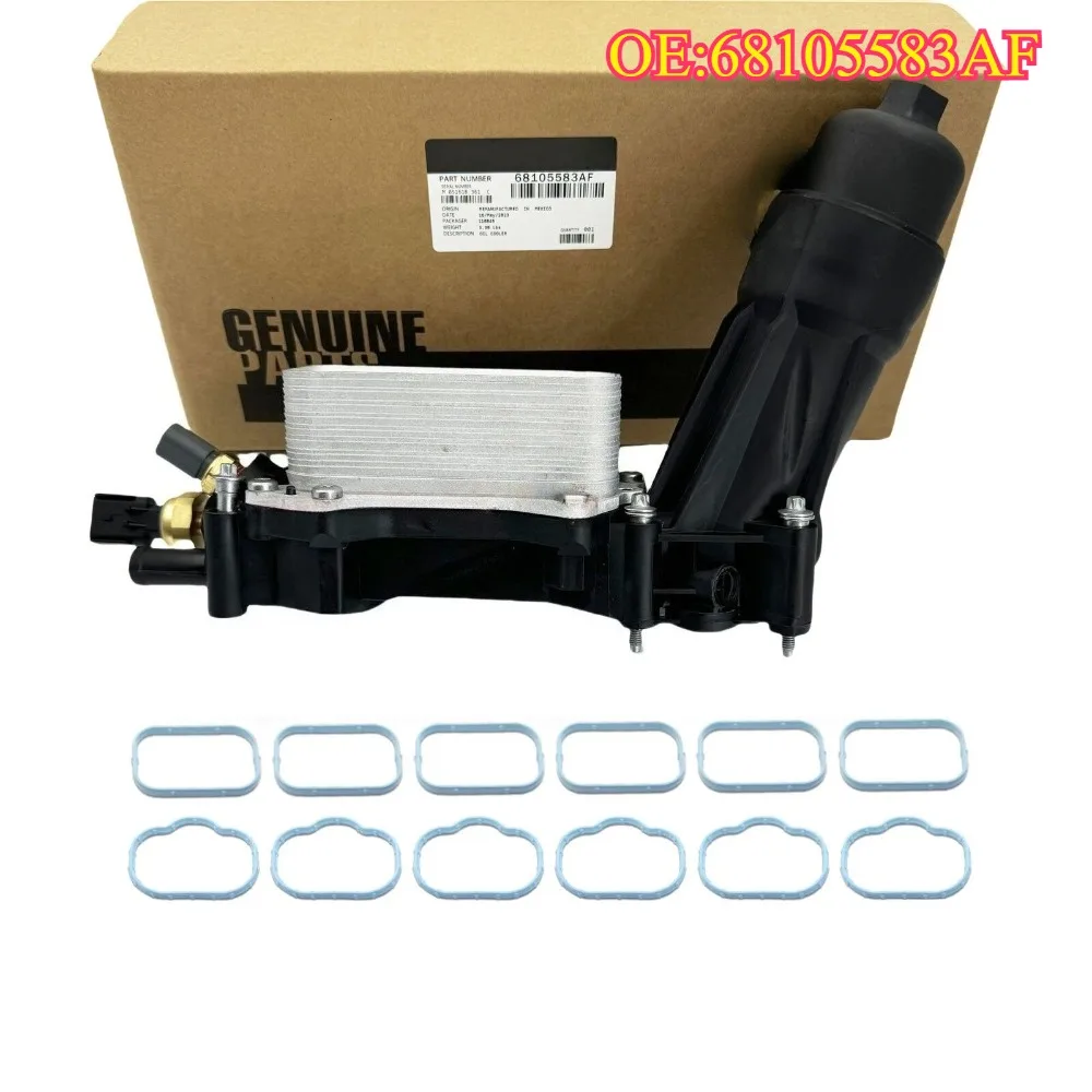 

High quality New For 68105583AF Aluminum Oil FilterAdapter Housing Engine