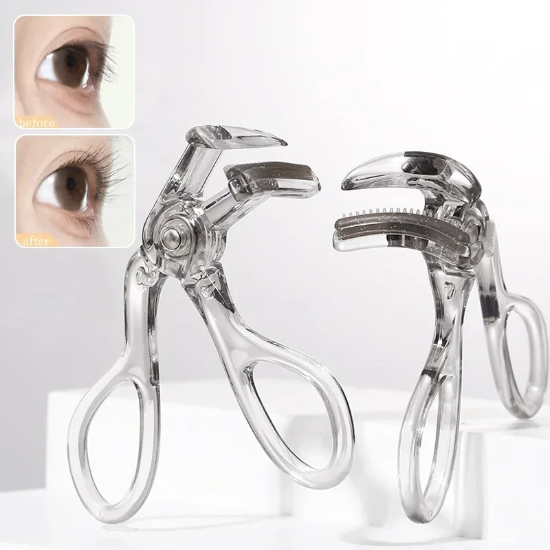 Wide-Angle Partial Eyelash Curler Portable One-Clip Curling Comb Tooth Lashes Curler Easy To Operate Styling Enlarge Eyes Tool