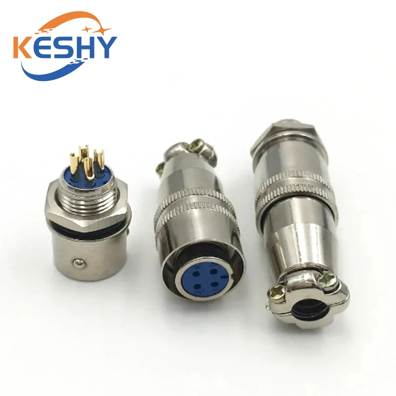 Xs8 xs9 xs10 xs12 conector de aviação circular conector rápido 2p 3p 4p 5p 6p banhado a ouro contato macho e fêmea tomada