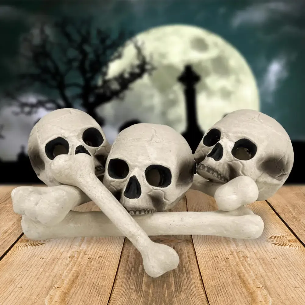 Reusable Halloween Decoration Realistic Skeleton Bone Decoration for Halloween Fireplaces Campfire Atmosphere for Indoor