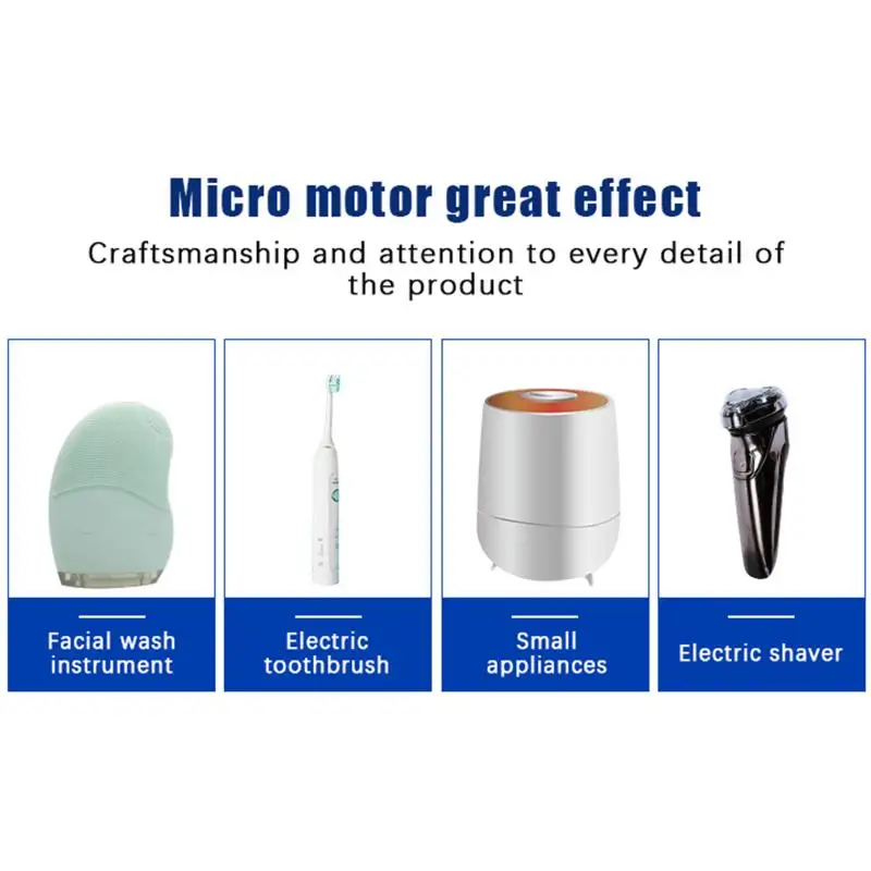 Wholesale 1Pc FK180 Electric Motor DC3V-6V 7000-20000RPM High Speed Carbon Brush Mini Motor DIY Electric Shaver Toy Model