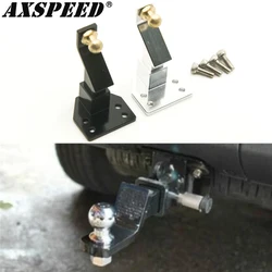 AXSPEED Aluminum Tow Shackle Hook Receiver Trailer Hitch for 1/10 RC Crawler Axial SCX10 TRX4 TRX6 D90 Upgrade Parts