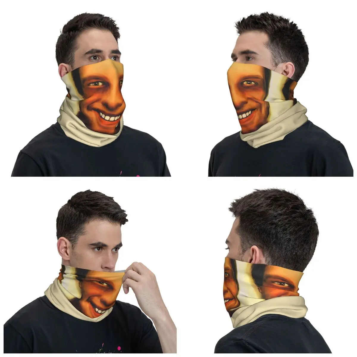 Aphex Twin Winter Headband Neck Warmer Women Men Hiking Running Tube Scarf Face Bandana Gaiter