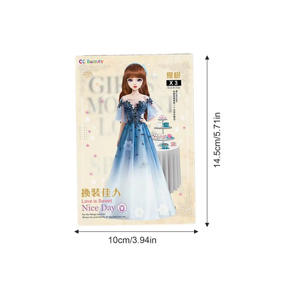 Juego De Muñecas De Vestir Magnéticas – Princesa Portátil Con Ropa Intercambiable, Sin Rebajas, Regalo Educativo Para Niñas