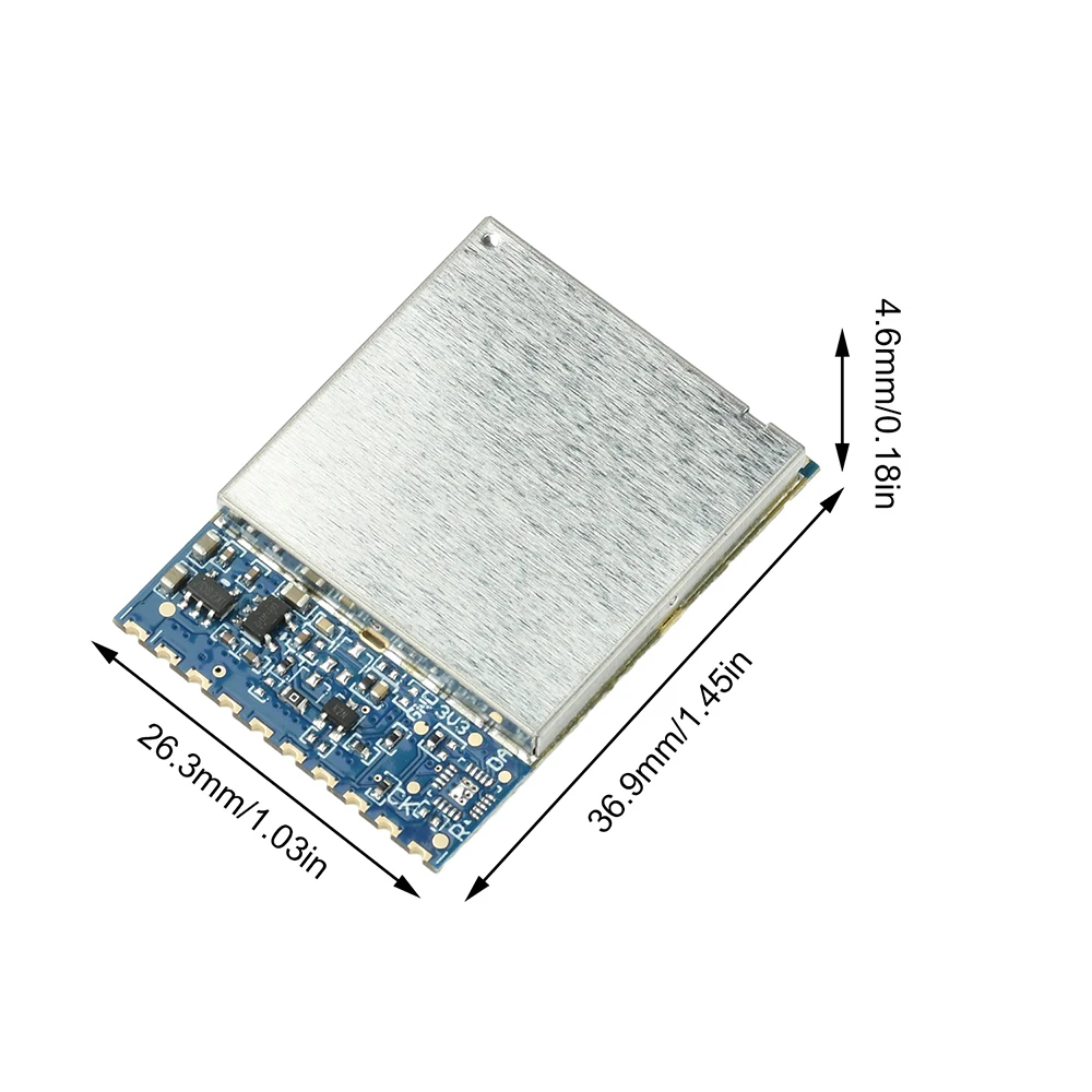 

SK1200-SPI 1.2G/1.3G/1.7G FPV Image Transmission Module Wireless Analog Audio Video Transmission Reception Module 1080MHz-1700MH
