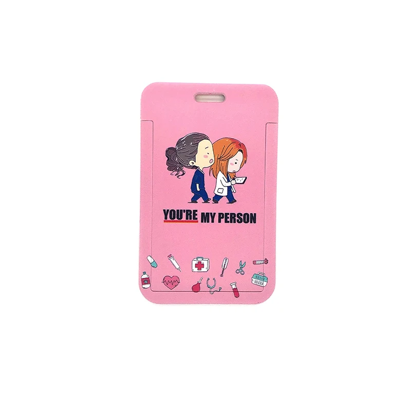 Imagen 3: Soporte para tarjeta de identificación, correa para el cuello, Lanyard para tarjeta de identificación, cordón para colgar, nuevo, Grey's Anatomy Doctor Nurse