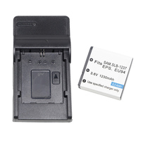 Camera Battery or Charger for Samsung SLB-1237 Digimax L55W L55 L85 Sigma DP1S DP2 DP1 DP2S Epson L500V