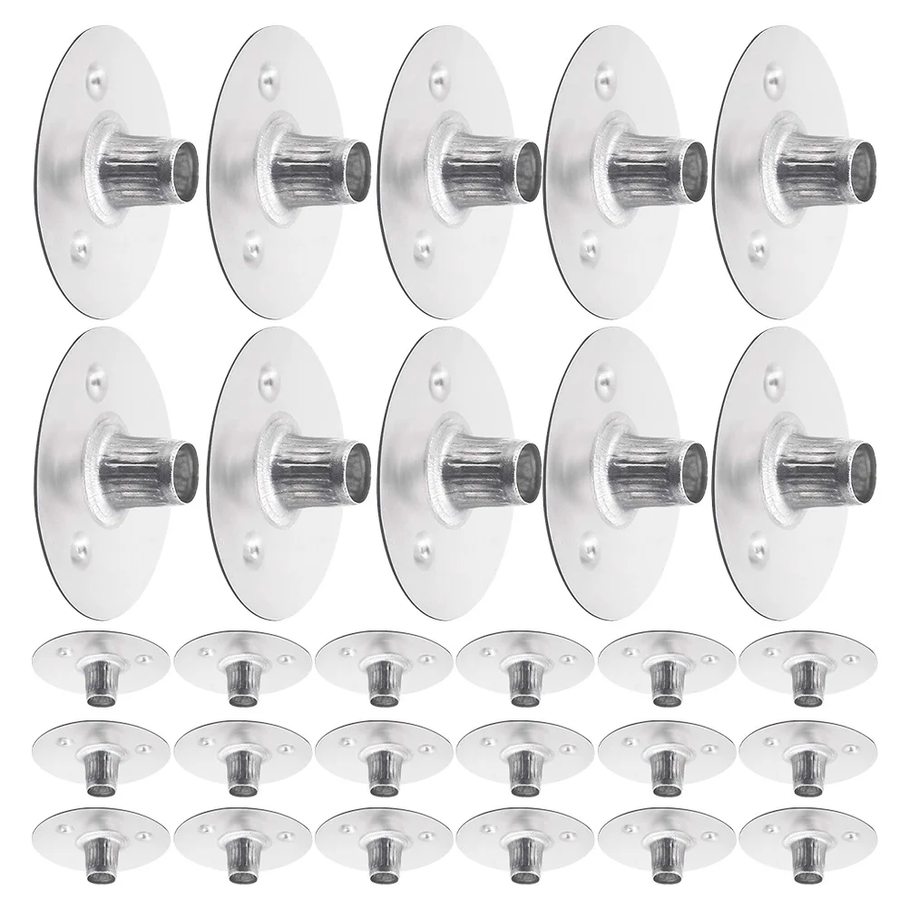 

500pcs Metal Base Sturdy Lightweight For Diy Making Safe Universal Fit Jar Candles Craft Projects Wick Holders Supplies