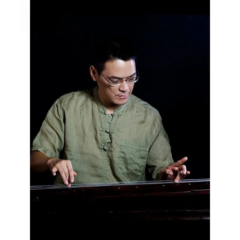 Beginner guqin, practice piano, portable instrument, handmade seven strings