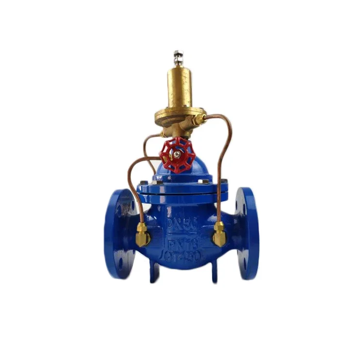 100X PN16 WCB pressure relief releasing valve hydraulic	 pressure reducing valves control valve