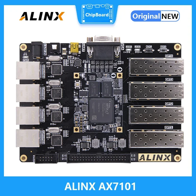 

ALINX AX7101: XILINX Artix-7 XC7A100T FPGA Development Board A7 SoMs SFP Evaluation Kits