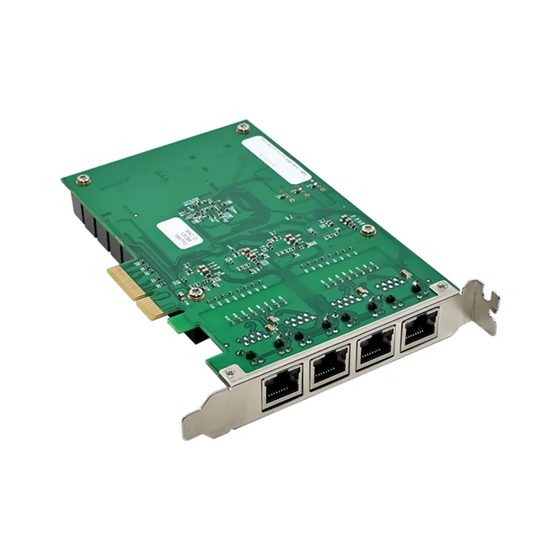 

Well Made-1Set PCI-E X4 Gigabit 4-Port Server Network Card Server NIC I210-T4 RJ45 Ethernet Network Card PCB