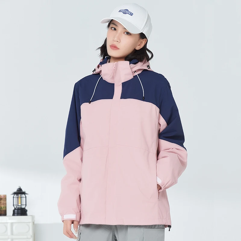 

Outdoor Solid-color Warm Down Jackets for Men Waterproof and Detachable Three-in-one Coats Customizable Autumn and Winter Groups