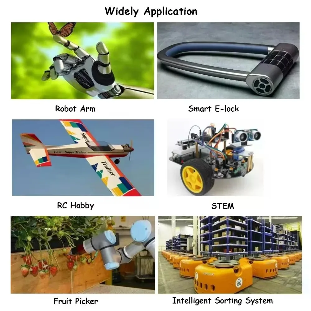 FT90R 9G Mini Servo Motor 360° Continuous Rotation Servos Power Functions Parts For Smart Car/Robot/RC Drone Airplane Model Toys