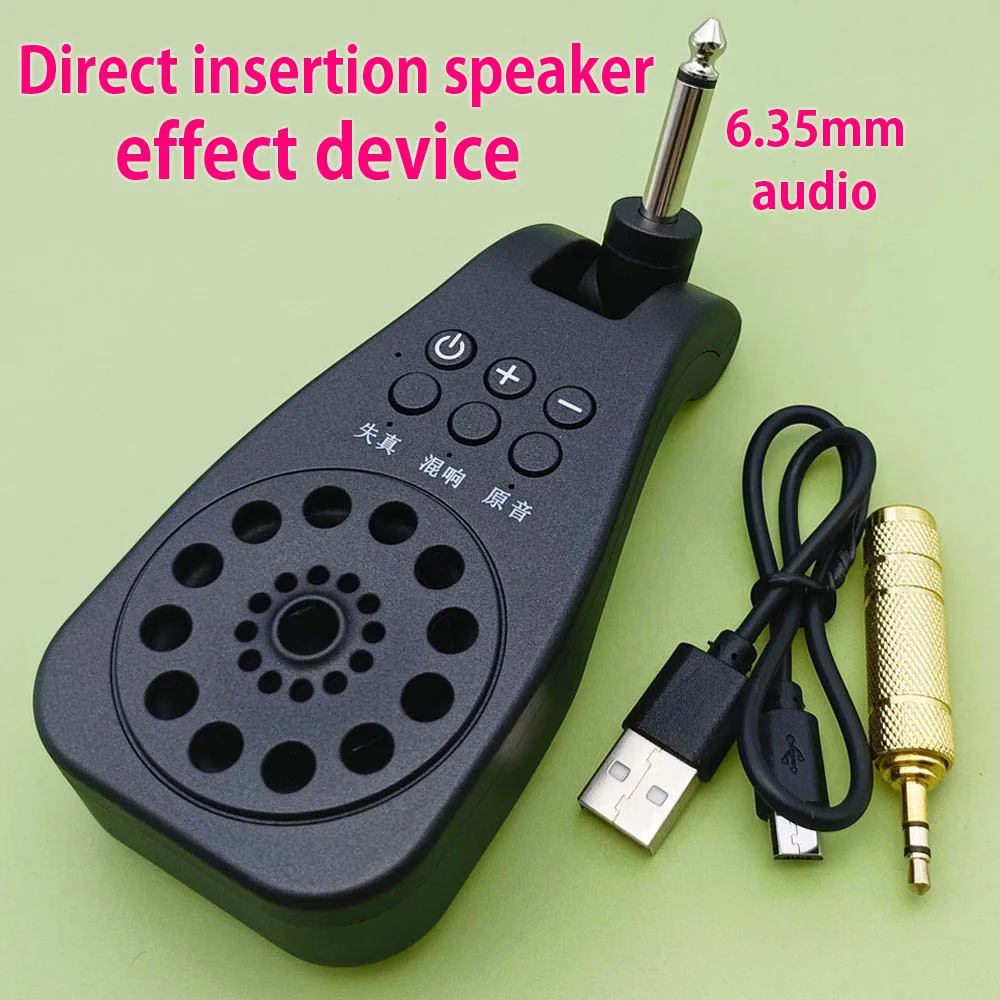 

Electric Guitars Amplifier Guitar Speaker Voice Adjustment Portable Plug-in Speaker original sound Distortion Reverb