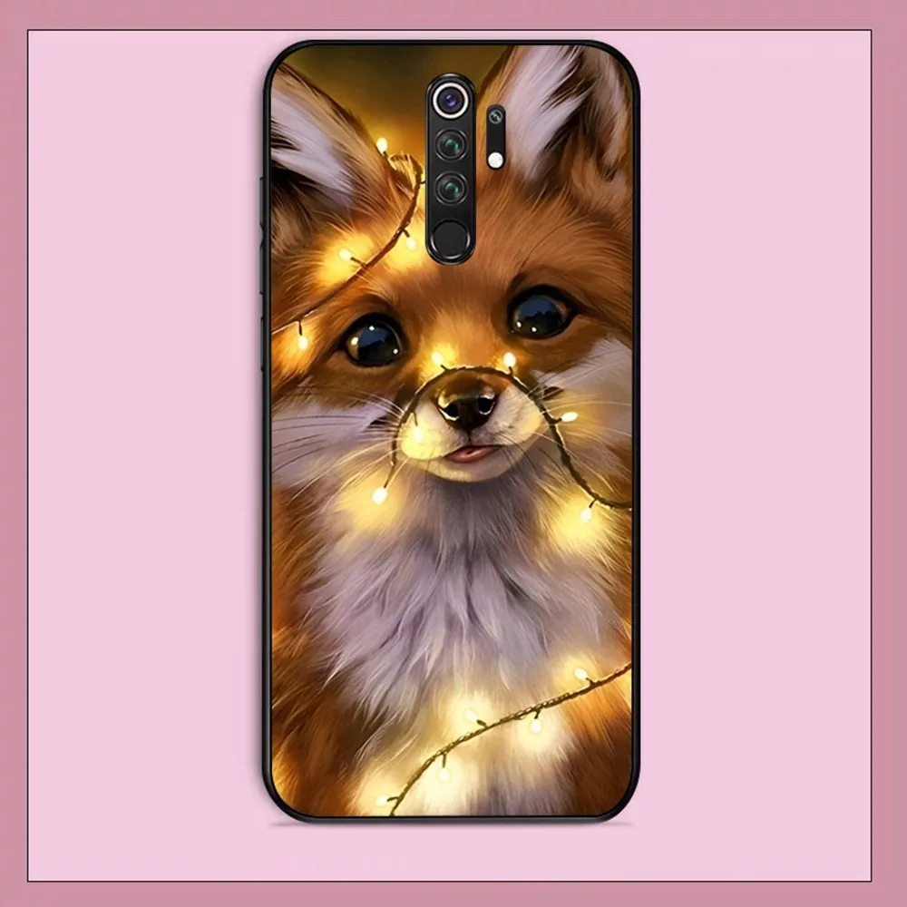 Cute Cartoon Animal Fox Phone Case For Redmi Note 4 X 5 A 6 7 8 Pro T 9 Pro 9S 10 Pro 11 Pro 11S 11Epro PocoM3pro